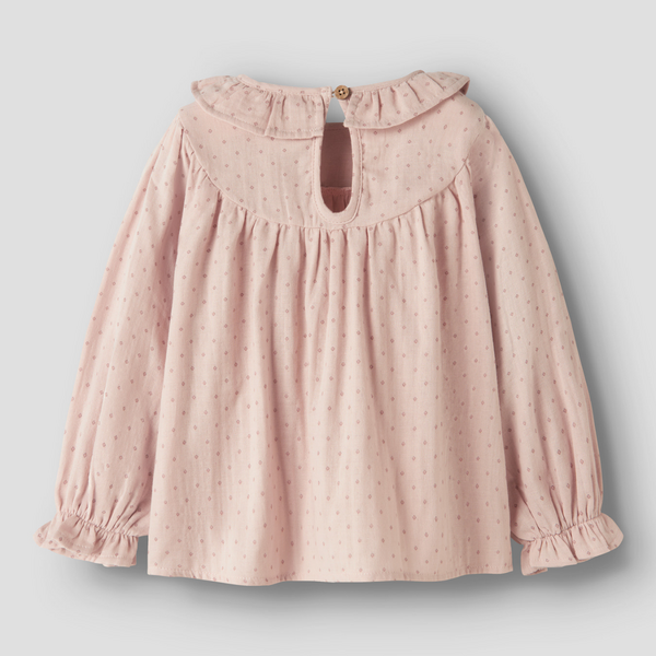 NMFDEMBE LS LOOSE SHIRT LIL ATELIER Peach Whip - LIL`ATELIER