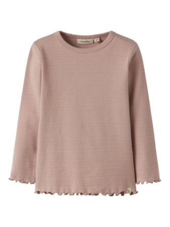 NMFDIMIA LS SLIM TOP LIL ATELIER Misty Rose - LIL`ATELIER