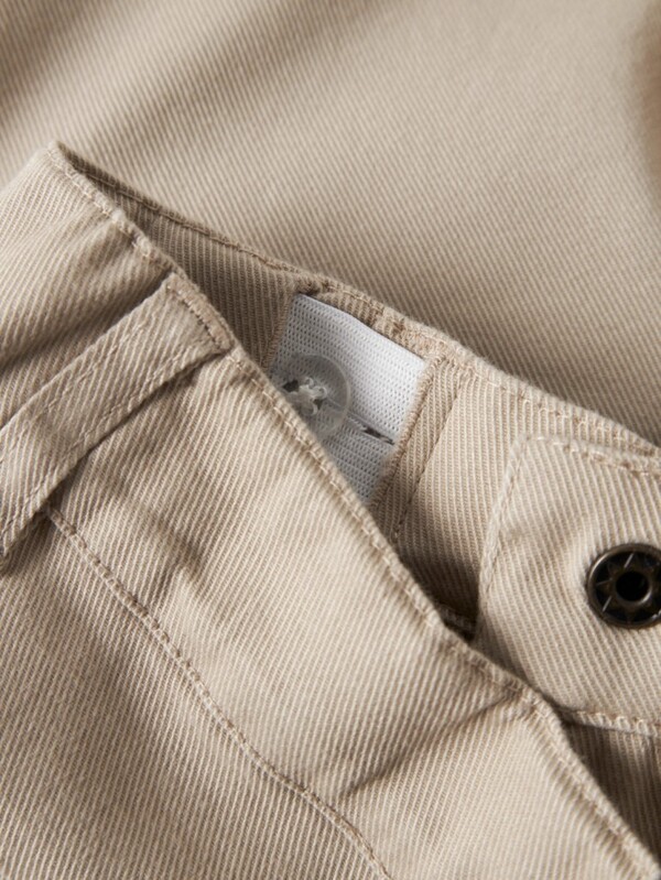 NMMDOREEN REGULAR TWILL PANT LIL ATELIER Oxford Tan - LIL`ATELIER