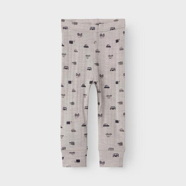 NMMWANG WOOL NEEDLE LONGJOHN  Nacreous Cloud Small cars - Name It