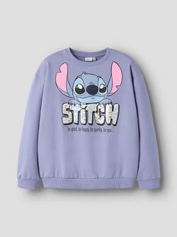 NKFFORDI STITCH NREG SWEAT BRUSH Purple Impression - Name It