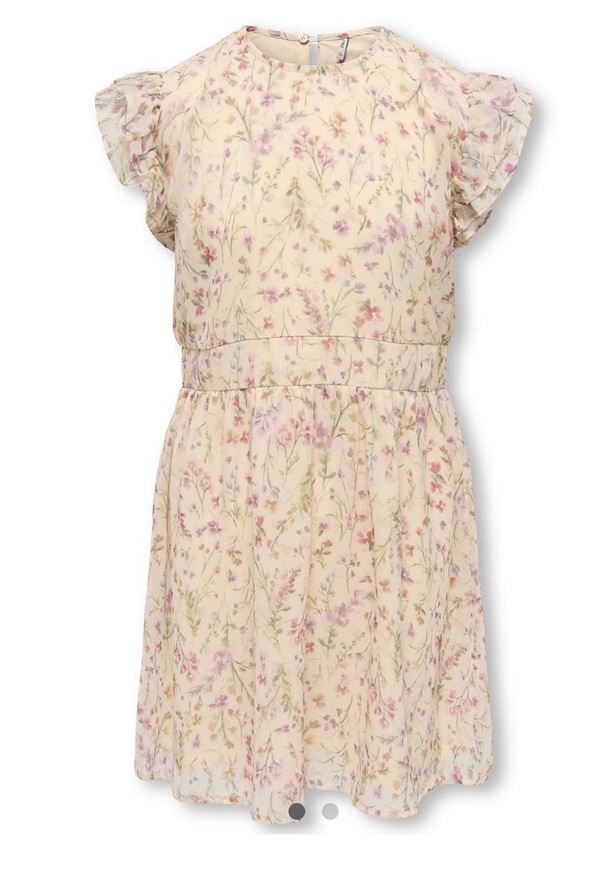 KOGASTA LIFE S/S DRESS  White Summer Flowers - Kids Only 