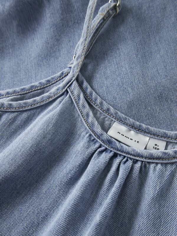 NKFHAVEN DNM ANGLAISE DRESS  Light Blue Denim ANGLAISE - Name It
