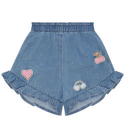 HC HELENA SPARKLING DENIM SHORTS Blue Denim  - Hust & Claire