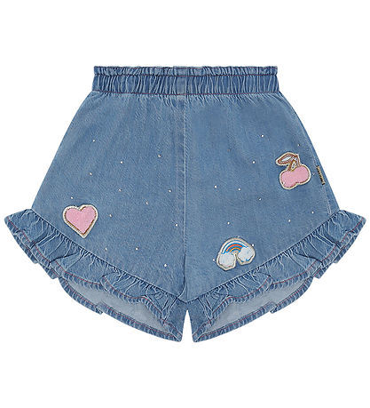 HC HELENA SPARKLING DENIM SHORTS Blue Denim  - Hust & Claire