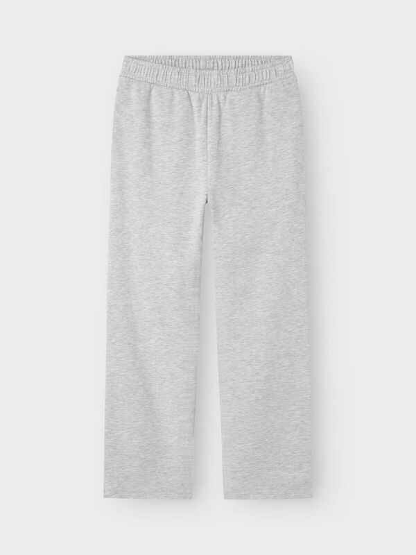 NKFMILLE STRAIGHT SWEAT PANT Light Grey Melange - Name It