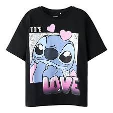 NKFFORA STITCH SS NREG TOP  WIDE Black - Name It
