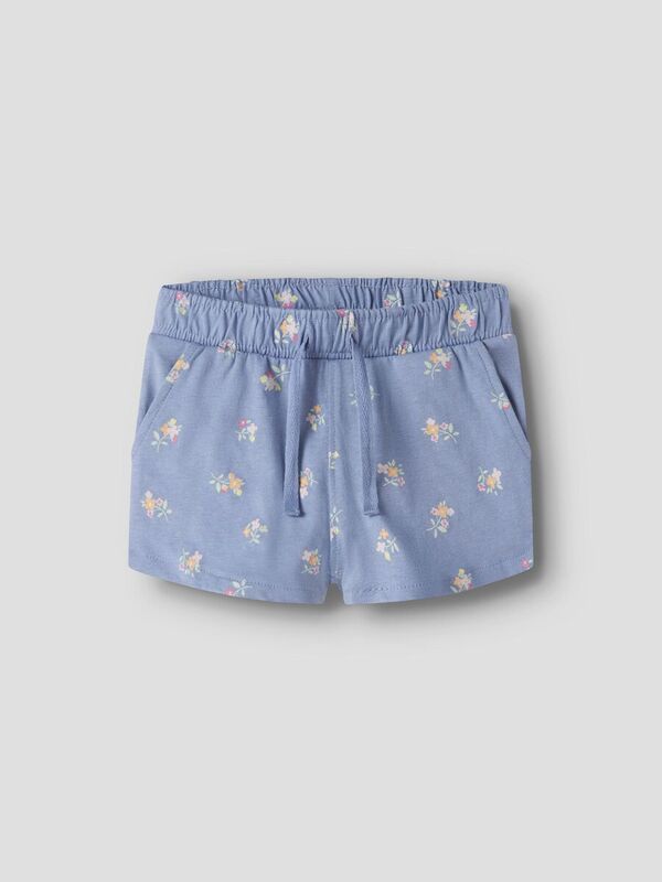 NMFVIGGA SHORTS Purple Impression Floral Bundles - Name It