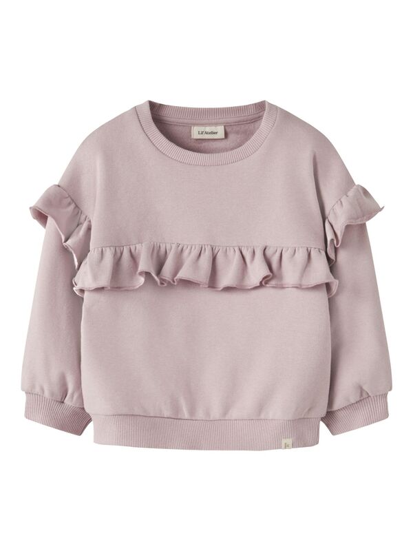 NMFILONDON RIK LS LOOSE SWEAT LIL ATELIER ZEPHYR - LIL`ATELIER