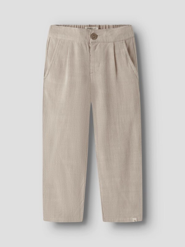 NMMFREDDIE PANT LIL ATELIER Feather Gray - LIL`ATELIER