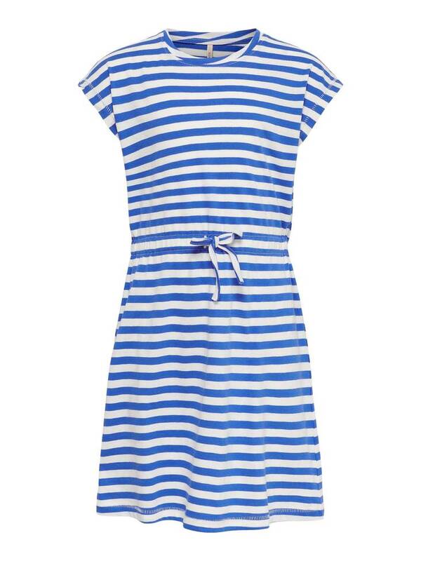 KOGMAY LIFE S/S DRESS JRS  French Blue CLOUD DANCER - Kids Only 
