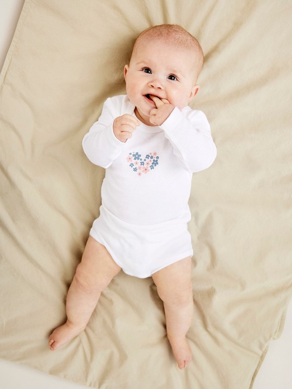 NBFBODY 3P LS ROSETTE FLOWER  NOOS ROSETTE - Name It