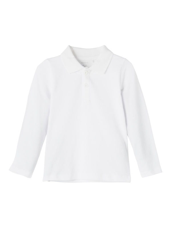 NMMFRANES LS POLO BRIGHT WHITE - Name It