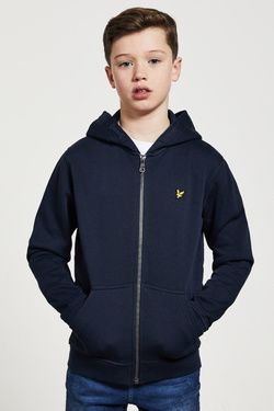LYLE & SCOTT ZIP THROUGH HOODIE Navy - Lyle & Scott