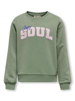 KOGLOTTA REG L/S COLLEGE BOX SWT Hedge Green Soul - Kids Only 