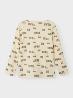 NMMGAYO LS SLIM TOP TURTLEDOVE - LIL`ATELIER