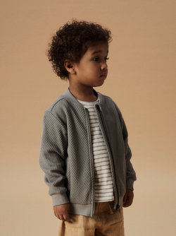 NMMDEFNE LS SWEAT CARD LIL Forest Fog - LIL`ATELIER