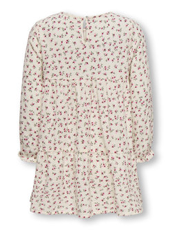 KMGTHYRA LIFE LS A-SH DRESS AOP WVN  Tofu - Kids Only 