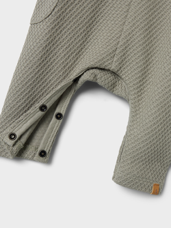 NBMDEFNE LOOSE SWEAT OVERALL LIL Forest Fog - LIL`ATELIER