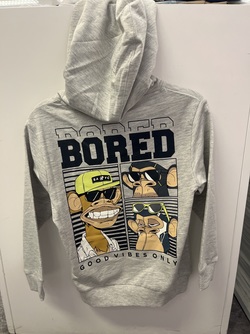 NKMMADDUX BOD NREG SWEAT HODDIE Light Grey Melange - Name It