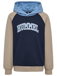 hmlESSEN HOODIE BLACK IRIS - Hummel