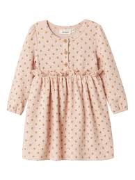 NBFDESMA LS BODY DRESS LIL Peach Whip - LIL`ATELIER