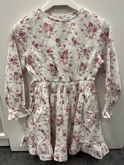 NKFFEMBRODER LS DRESS Cloud Dancer - Name It