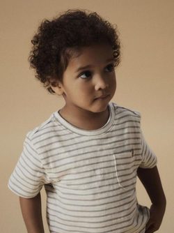 NMMDENJI SS LOOSE TOP LIL ATELIER Forest Fog - LIL`ATELIER