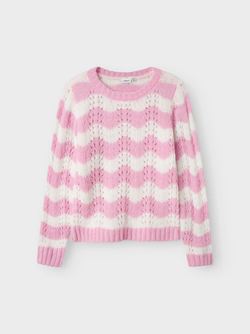 NKFDAMILLA LS KNIT Pink Frosting - Name It