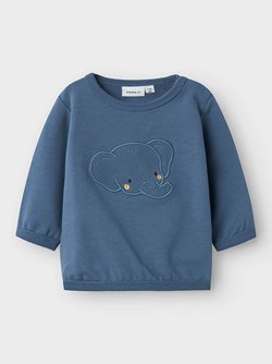 NBMBIDUS LS SWEAT CHINA BLUE - Name It