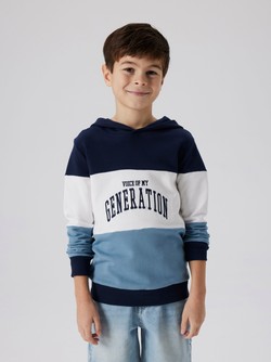 NKMDEMU LS SWEAT WITH HOODIE Navy Blazer - Name It