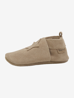 MINYMO ELASRIC SLIPPER SUEDE White Pepper - En Fant